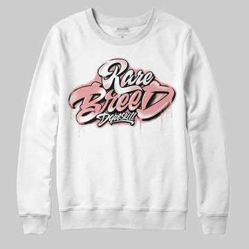 Jordan 40 “Dusty Rose” DopeSkill Sweatshirt Rare Breed Type Graphic Streetwear - White