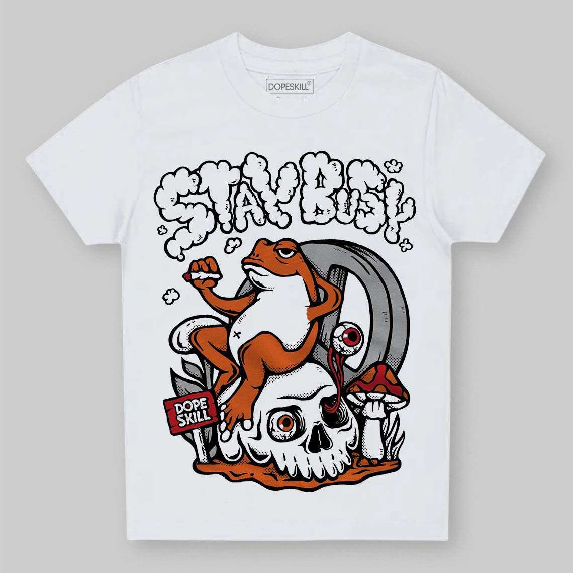 Jordan 1 Retro High OG Shattered Backboard (2025) DopeSkill Toddler Kids T-shirt Stay Busy Graphic Streetwear - White