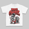Jordan 6 “Reverse Infrared” DopeSkill Toddler Kids T-shirt Paper Chaser Boy Graphic Streetwear - White