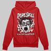 Red Sneakers DopeSkill Hoodie Sweatshirt Root of Evil Graphic Streetwear - Red