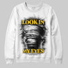Yellow Sneakers DopeSkill Sweatshirt Look In My Eyes Graphic Streetwear - White