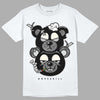 Jordan 3 “Off Noir” DopeSkill T-Shirt New Double Bear Graphic Streetwear - White