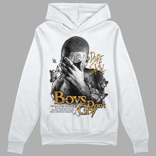 Jordan 11 "Gratitude" DopeSkill Hoodie Sweatshirt Boys Don't Cry Graphic Streetwear - White 