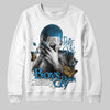 Jordan 4 Denim “Worn Blue” DopeSkill Sweatshirt Boys Don't Cry Graphic Streetwear - White 