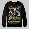 Jordan 5 “Earth/Metallic Gold” DopeSkill Sweatshirt Broken Bones Graphic Streetwear - Black