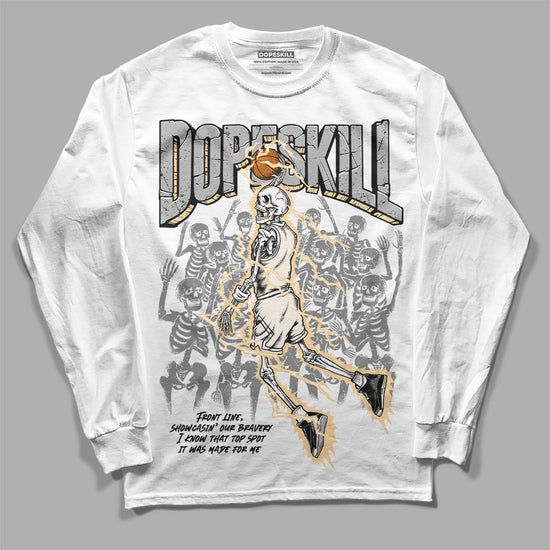 Jordan 3 “Off Noir” DopeSkill Long Sleeve T-Shirt Thunder Dunk Graphic Streetwear - White