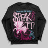 Jordan 6 “Doernbecher” DopeSkill Long Sleeve T-Shirt Speak It Graphic Streetwear - Black