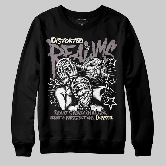 A Ma Maniére x Air Jordan 6 Retro “Smoky Mauve”⁠ DopeSkill Sweatshirt Distorted Realms Graphic Streetwear - Black