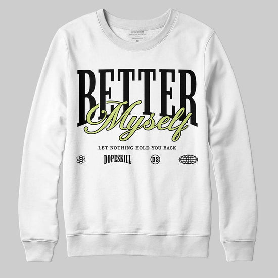 Jordan 11 “Inner Beast” DopeSkill Sweatshirt Better Myself Graphic Streetwear - White