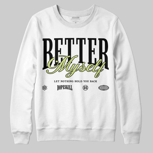 Jordan 11 “Inner Beast” DopeSkill Sweatshirt Better Myself Graphic Streetwear - White