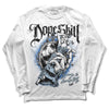 Jordan 11 Low “Space Jam” DopeSkill Long Sleeve T-Shirt Money Loves Me Graphic Streetwear - White