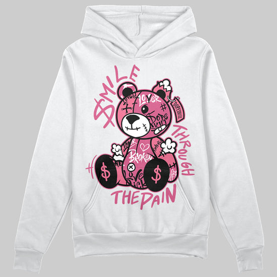 Diesel Pink S - Serendipity Pro-X1 Trainers DopeSkill Hoodie Sweatshirt Smile Through The Pain Graphic Streetwear - White