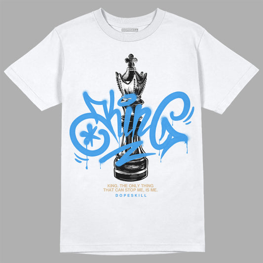 Dunk Low Pro SB Homer DopeSkill T-Shirt King Chess Graphic Streetwear - White