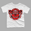 Jordan 1 Retro High OG "Satin Bred" DopeSkill Toddler Kids T-shirt Monk Graphic Streetwear - White 