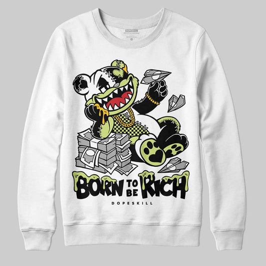 Jordan 11 “Inner Beast” DopeSkill Sweatshirt Born To Be Rich Graphic Streetwear - White 