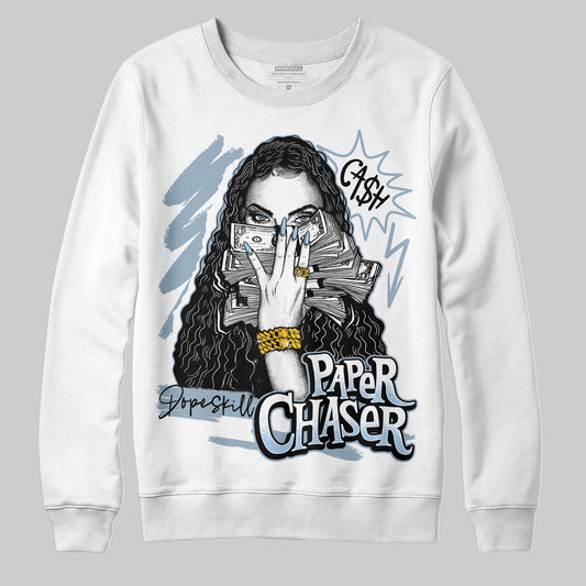 Jordan 40 “Blue Suede” DopeSkill Sweatshirt NPC Graphic Streetwear - White