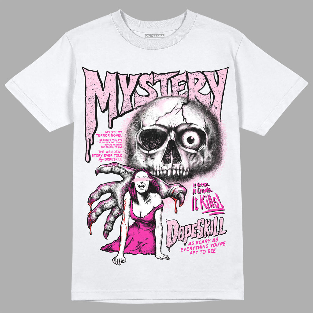 Dunk Low GS 'Triple Pink' DopeSkill T-Shirt Mystery Ghostly Grasp Graphic Streetwear - White 