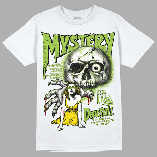 Dunk Chlorophyll DopeSkill T-Shirt Mystery Ghostly Grasp Graphic Streetwear - White 