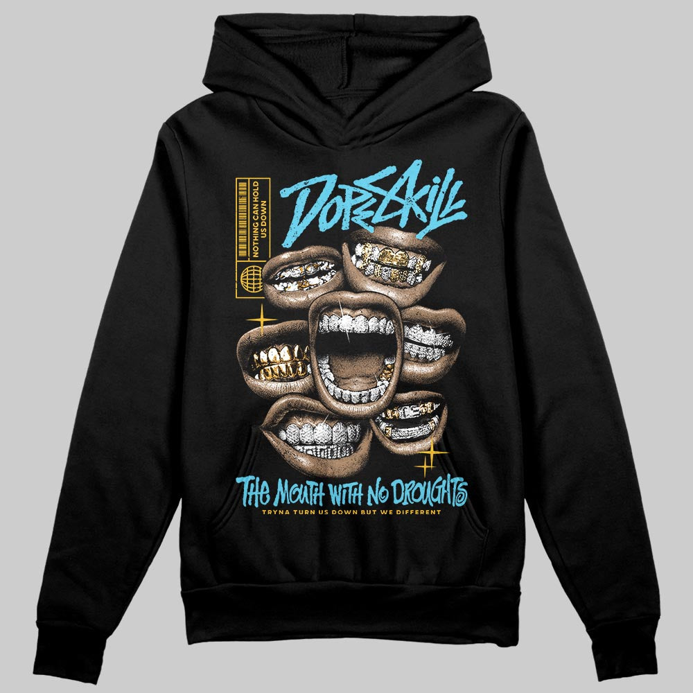 Jordan 11 Retro Gamma Blue (2025) DopeSkill Hoodie Sweatshirt The Mouth With No Droughts Graphic Streetwear - black