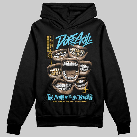 Jordan 11 Retro Gamma Blue (2025) DopeSkill Hoodie Sweatshirt The Mouth With No Droughts Graphic Streetwear - black