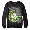 Jordan 5 Green Bean DopeSkill Sweatshirt Takin No L's Graphic Streetwear - Black