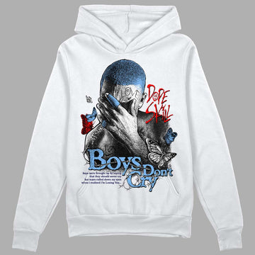 Powder Blue 9s DopeSkill Hoodie Sweatshirt Boys Don't Cry Graphic