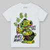 Neon Green Sneakers DopeSkill Toddler Kids T-shirt Make Money Graphic Streetwear - White
