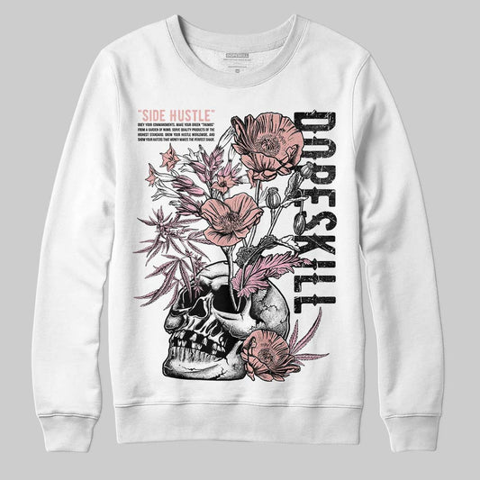 Jordan 1 Low OG “Rust Pink” DopeSkill Sweatshirt Side Hustle Graphic Streetwear - White 