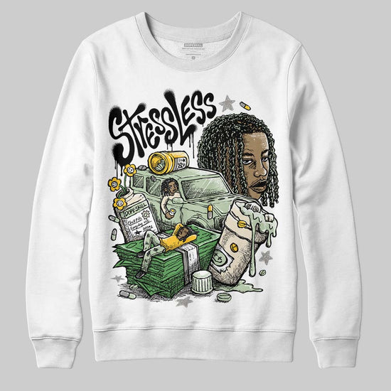 Jordan 4 WMNS “Seafoam” (2025) DopeSkill Sweatshirt Stressless Graphic Streetwear - White