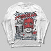 Jordan 5 Retro OG Black Metallic Reimagined DopeSkill Long Sleeve T-Shirt Pretty Girl Swag Graphic Streetwear - White