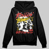 Black and White Sneakers DopeSkill Hoodie Got It Out The Mud Graphic Streetwear - Black