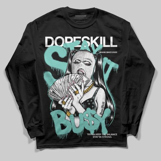 Jordan 11 Low "Igloo" DopeSkill Long Sleeve T-Shirt Stay It Busy Graphic Streetwear - Black