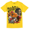 Jordan 4 Thunder DopeSkill T-Shirt Stressless Graphic Streetwear - Tour Yellow