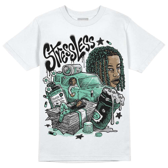 Jordan 3 "Green Glow" DopeSkill T-Shirt Stressless Graphic Streetwear - White