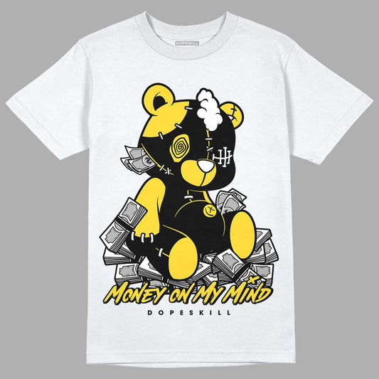 Jordan 4 Tour Yellow Thunder DopeSkill T-Shirt MOMM Bear Graphic Streetwear - White