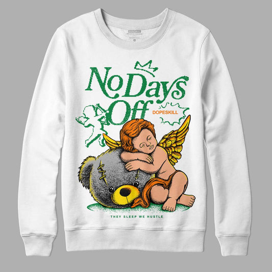 Dunk Low Reverse Brazil DopeSkill Sweatshirt New No Days Off Graphic Streetwear - White