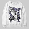 Jordan 5 Retro Low Indigo Haze DopeSkill Sweatshirt Trust God Graphic Streetwear - White 