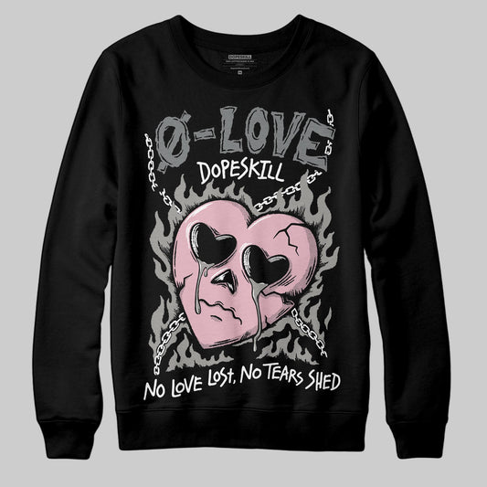 Air Max 95 OG “Pink Foam” DopeSkill Sweatshirt Crying Heart Graphic Streetwear - Black