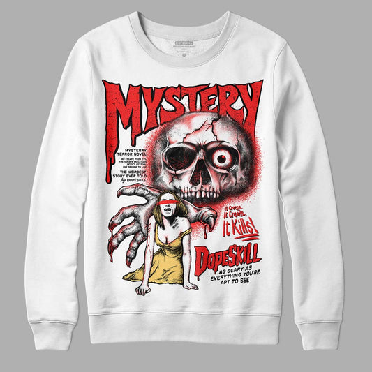 Jordan 5 "Dunk On Mars" DopeSkill Sweatshirt Mystery Ghostly Grasp Graphic Streetwear - White