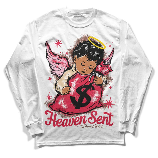 Dunk Low PRM Bacon DopeSkill Long Sleeve T-Shirt Heaven Sent Graphic Streetwear - White