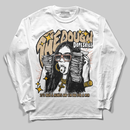 TAN Sneakers DopeSkill Long Sleeve T-Shirt The Dough Graphic Streetwear - White