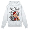 Jordan 1 Low OG “Shadow” DopeSkill Hoodie Sweatshirt New No Days Off Graphic Streetwear - White