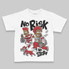 Jordan 8 Retro Bugs Bunny (2025) DopeSkill Toddler Kids T-shirt No Risk No Story Graphic Streetwear - White