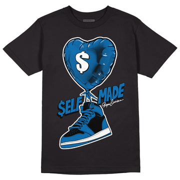 AJ 1 Dark Marina Blue DopeSkill T-Shirt Self Made Graphic