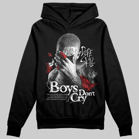 Jordan 3 OG “Black Cement” DopeSkill Hoodie Sweatshirt Boys Don't Cry Graphic Streetwear - Black