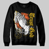 Yellow Sneakers DopeSkill Sweatshirt Trust God Graphic Streetwear - Black