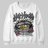 Jordan 9 Cool Grey DopeSkill Sweatshirt Hot Mouth Graphic Streetwear - White 