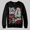 Jordan 3 Mexico 'El Vuelo' DopeSkill Sweatshirt Real Ones Move In Silence Graphic Streetwear - Black