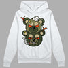 Olive Sneakers DopeSkill Hoodie Sweatshirt New Double Bear Graphic Streetwear - White