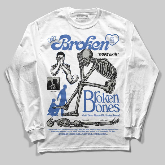 Jordan 3 “Lucky Shorts” DopeSkill Long Sleeve T-Shirt Broken Bones Graphic Streetwear - WHite
